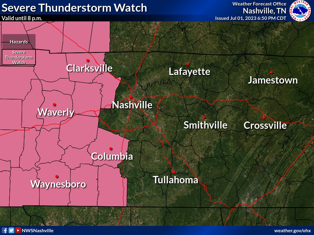 Nws Nashville On Twitter We Have Trimmed The Severe Thunderstorm