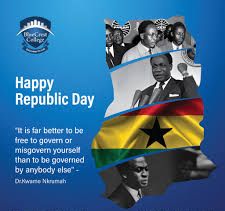 Awurama_Ruby's tweet image. Ghana Republic Day 2023 themed ~ Unity, Progress, and Independence. Today being the commemorative day serves as a time  to renew commitment to upholding the values and principles upon which the republic was built.
#RepublicDayGhana