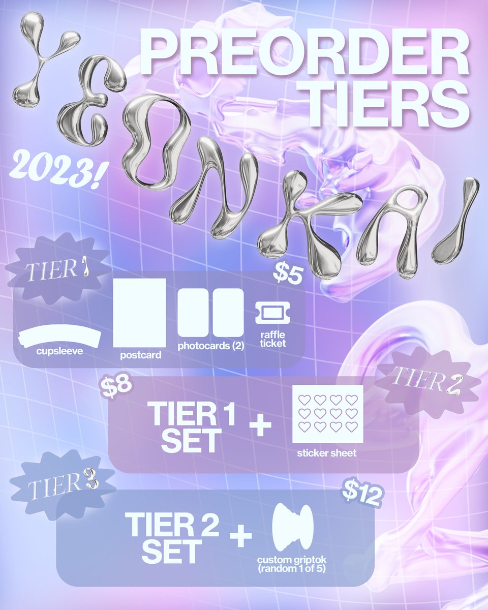 Happy Birthday Yeonkai Cupsleeve Event 💫 NYC
#yeonkainyc

✨Vendors!
✨Giveaway!
✨Photobooth Area! 

Drink purchase includes: Cupsleeve, 1 Photocard, and 1 Postcard! 

⭐️PRE-ORDER OPEN⭐️
🔗 gomdrop.com/grouporders/pu…

Cupsleeve set by <a href="/fvirydvwn/">jay</a> Poster by <a href="/wayvczn/">‏َ</a>