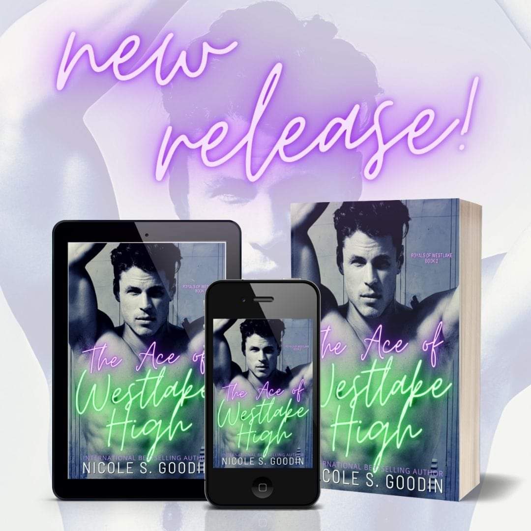 💜💚 THE ACE OF WESTLAKE HIGH FROM @NicoleGAuthor ISLIVE & IN KU!💚💜
18 years built on a web of lies… and with one whispered secret, it unravels before my eyes.

US:  amazon.com/dp/B0C456H3QQ 
UK: amazon.co.uk/dp/B0C456H3QQ
AU: amazon.com.au/dp/B0C456H3QQ
CA: amazon.ca/dp/B0C456H3QQ