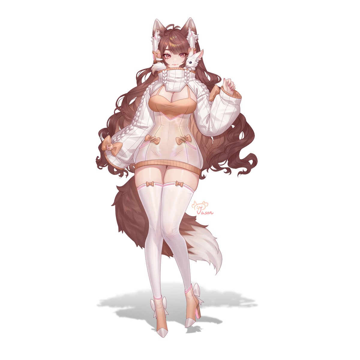 jason_xiaojie's tweet image. vtuber design commission 🤎💛🤍 
@foxplushy
 
#foxplushy