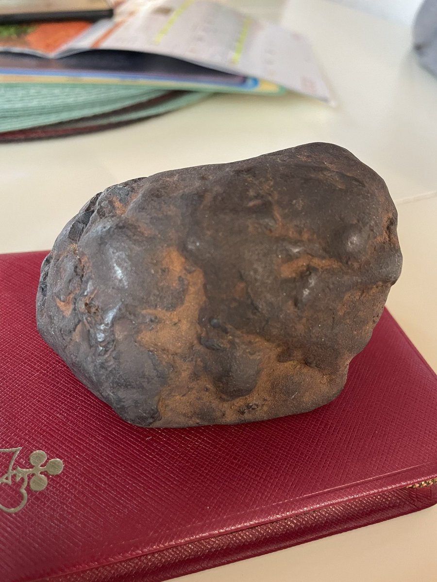 KatNicLeoid's tweet photo. Meteorite or a piece of iron? #rock #rocks https://t.co/os0NEaGJas