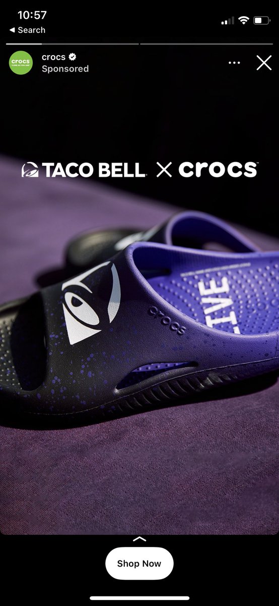 doctormurphy's tweet photo. Not my suggested ads being the croco bells https://t.co/MXdlggdmRs