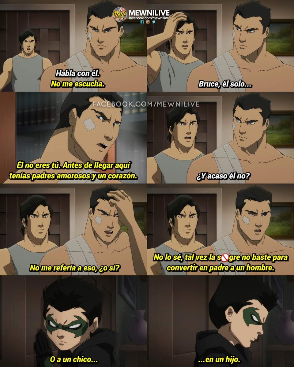 MewniLive's tweet photo. Fuertes declaraciones... 💔
🎥 Película: #BatmanvsRobin (2015) https://t.co/po5gRxPF3o