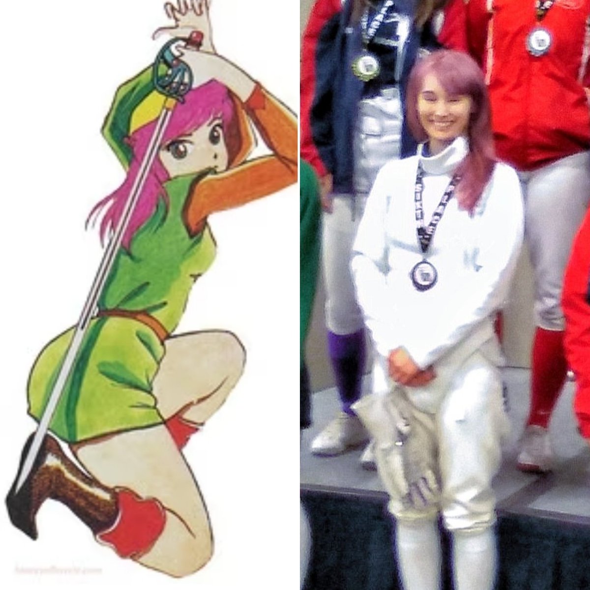 MaddieMeta's tweet photo. This side by side from a recent tournament is what gets me 😂
Check out https://t.co/dedPWS7NGJ it's amazing!
#linkcosplay #femalelink https://t.co/8Raj5i29wm