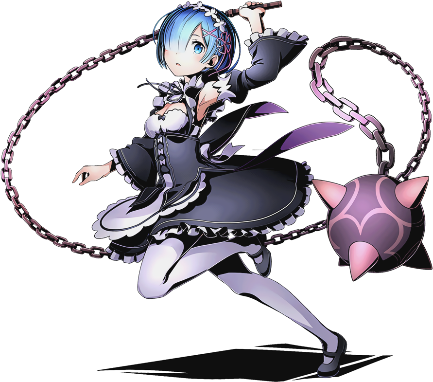 Mr_Apples__'s tweet photo. @PaillySaisei if we are talking giant weapons for a maid. what about a  spiked ball on a chain. https://t.co/1kGkD4OB4r