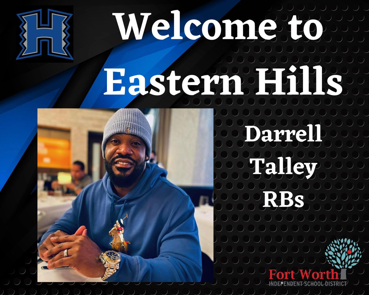 WELCOME to EASTERN HILLS COACH TALLEY @SportsEhhs @DA_thegreat @coachbrooks247 @CoachAce7 @Coach_Orsagh @CoachJames__ @EasternHillsHS