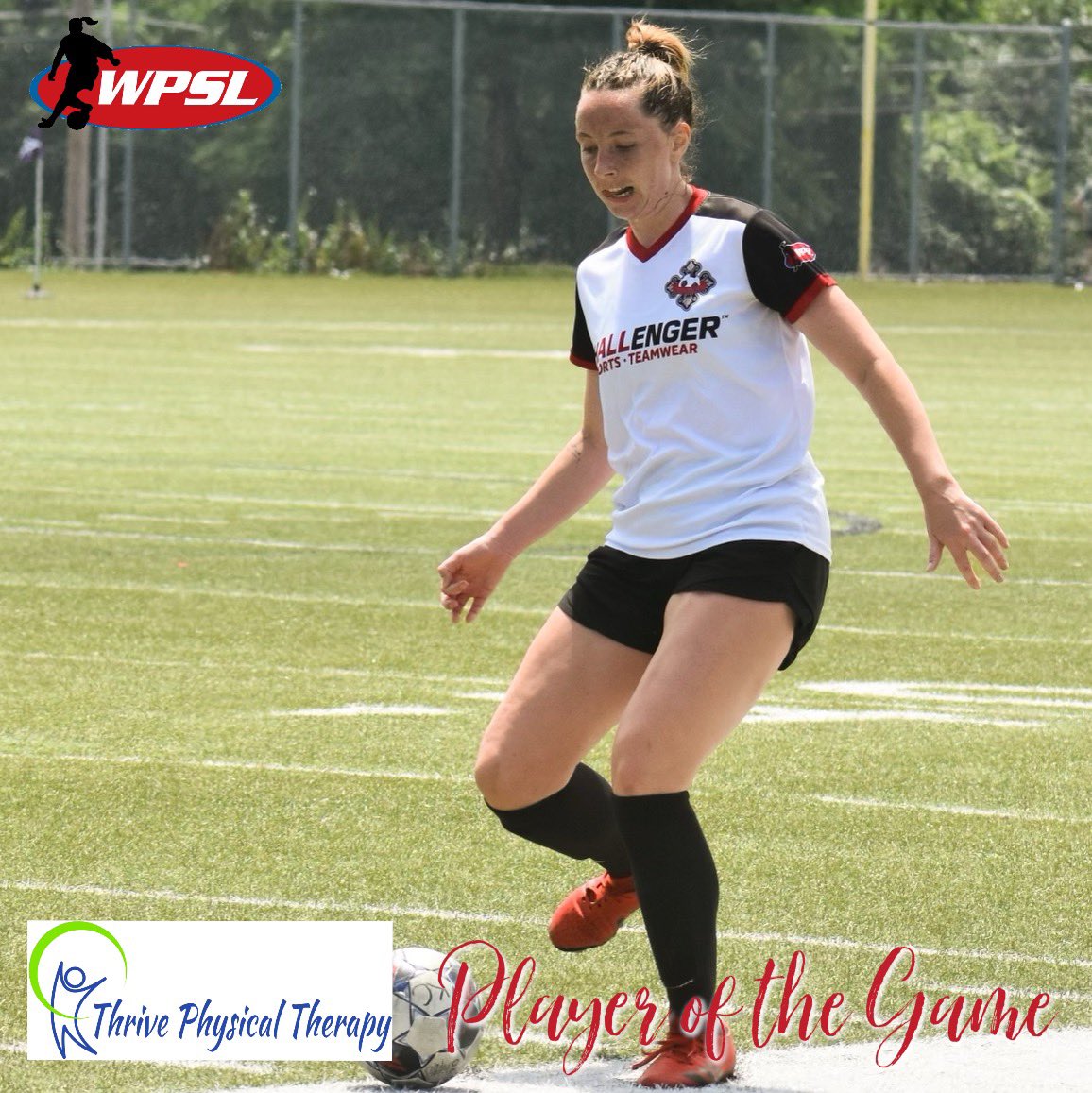 KCCourageSoccer's tweet photo. Congratulations to defender, Abby Small, today’s Thrive Physical Therapy Player of the Game￼. Abby anchored our backline in our 6-1 win over KCSG to secure the Heartland Conference title. https://t.co/fKOPTktlow