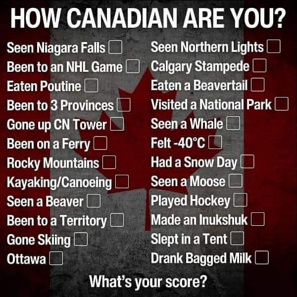 Mom got 100% on this 😃
#CanadaDay2023 🇨🇦