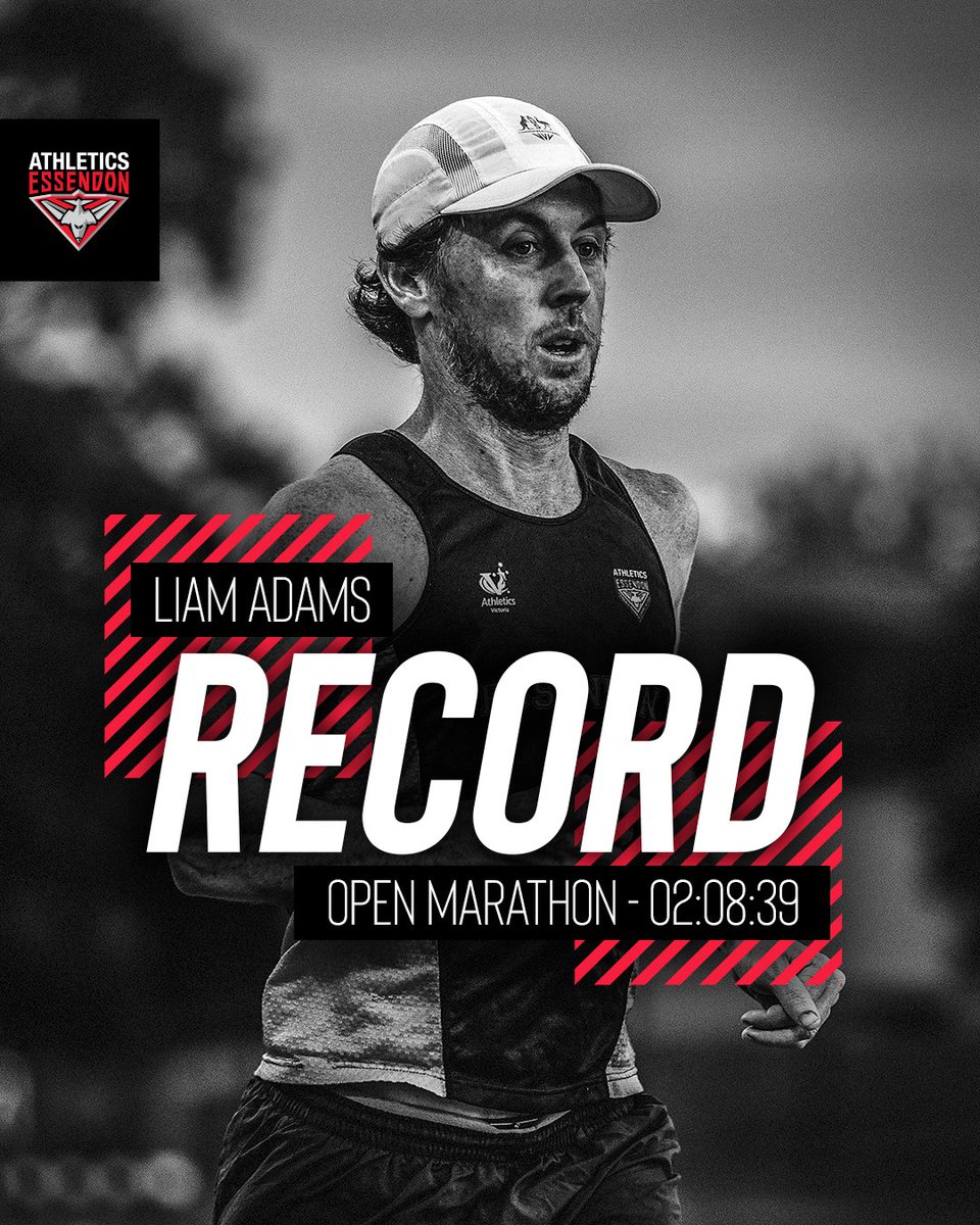 🚨 RECORD ALERT 🚨
Liam Adams destroys his existing club record with a time of 02:08.39PB to finish 3rd overall at the <a href="/GCMarathon/">Gold Coast Marathon</a> and the first Australian across the finish line 🇦🇺🔥

#marathon #gcmarathon #Olympics #Paris24