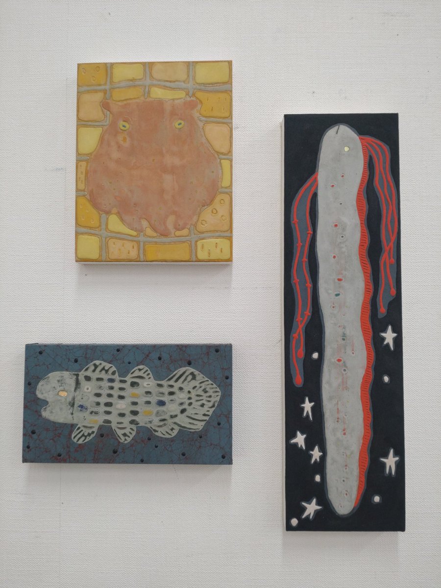 kokoro1990s's tweet photo. 「展示のお知らせ」

海の生き物展に参加しています🐙

会期　7/2〜7/23
場所　月ノ出画廊@tsukinodegarou
時間　月〜土18:30〜20:30
　　　日・祝10:00〜19:00  

★完全予約制のため前日21:00までにSNSまたはホームページにてご連絡ください
青山一丁目5番出口から徒歩2分　

よろしくお願いします！ https://t.co/ax5MChfe24