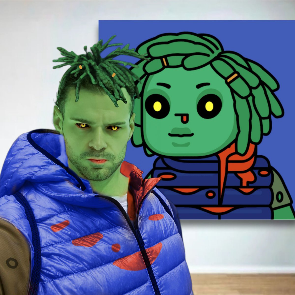 Gm frens👋 It's so ez 2 be a part of <a href="/Deadfellaz/">Deadfellaz</a> wen u r Cosplay King <a href="/g13m/">Captain GM</a> 
Its ya turn 2 step into the spotlight!🌟 Comment 🗣️ hit that like ❤️ button, spread the word with retweets 🤙🏻 &amp; remember 2 follow us 👀 <a href="/GMcosplays/">GM Cosplays</a> 4 daily dose of creativity 🎭 laughter 😂 and