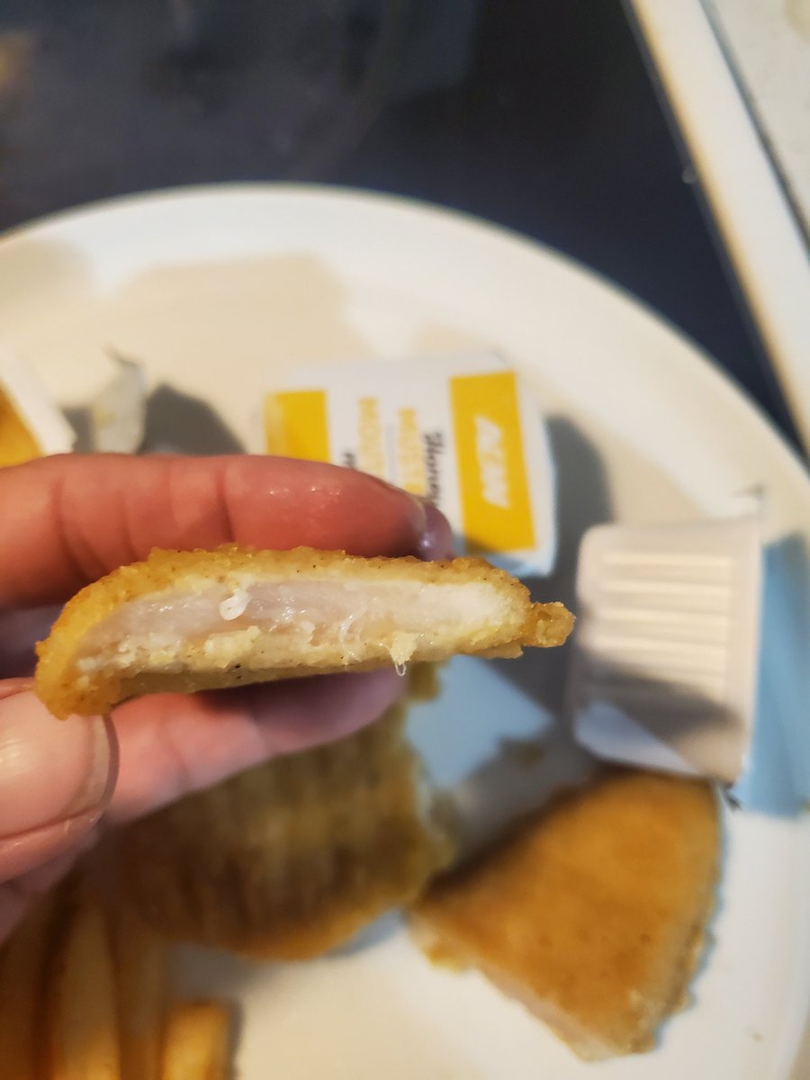 _melcro's tweet photo. @AWCanada Look at what you served my son. Raw chicken out of your Bolton location. This is disgusting and I can't find an email on your website to send for restitution. https://t.co/wqoSVnHRFw