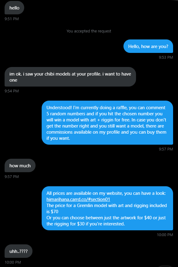 himarihanabi's tweet photo. ⚠️An alert for the #VTuber community⚠️

Please be kinder, you don't know how the person will feel after receiving messages like this

#VTuberEN #VTuberUprising https://t.co/fDsynAauv7