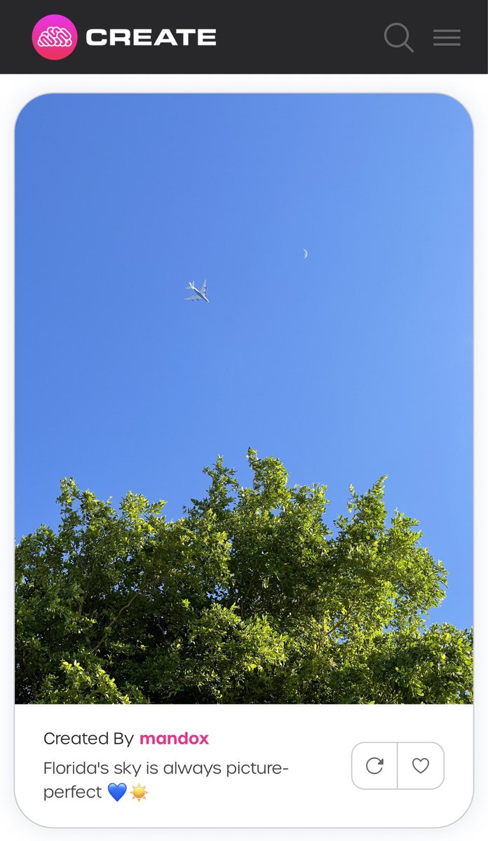 pitadough_'s tweet photo. I just used the new @MandoxCreate feature Quick Mint to mint this beautiful picture taken from my backyard in Florida!
Go ahead and mint your first NFT on
https://t.co/QmxBY0dqcE
#Mandox #CreateNFTCamera #NFTMarketplace #Create #NFT #crypto #ETH #MintingNow #Mint #NFTProject https://t.co/1OA2CUiEAg