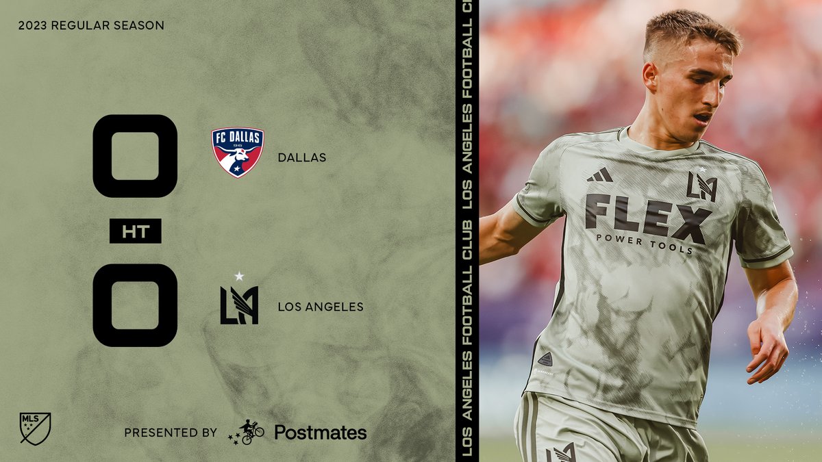 All square at the half. 

#DALvLAFC