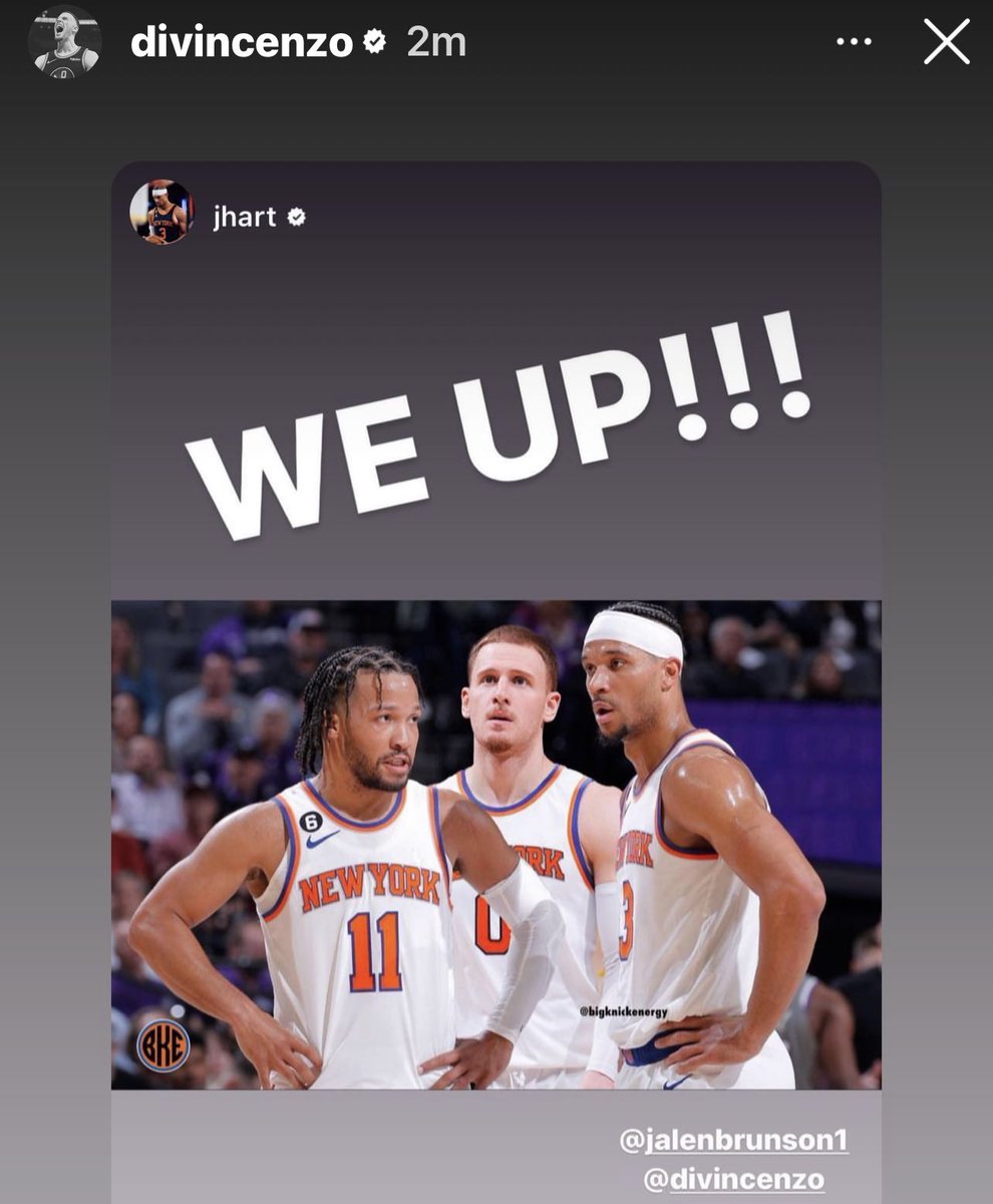 NBA_NewYork's tweet image. Donte DiVincenzo on IG: