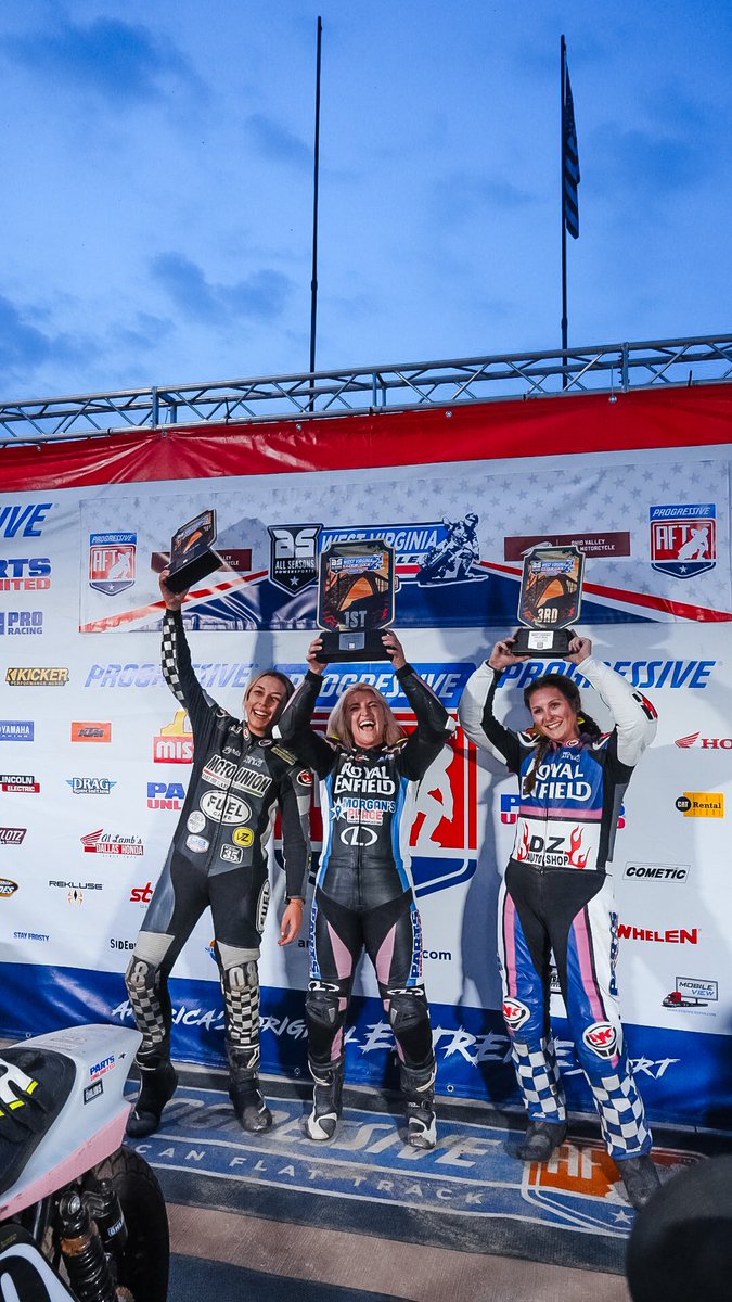 🏆 Royal Enfield #BuildTrainRace PODIUM! 

🥇 Morgan Monroe
🥈 Zaria Martens
🥉 Kenzie Luker

#ProgressiveAFT #WestVirginiaHM