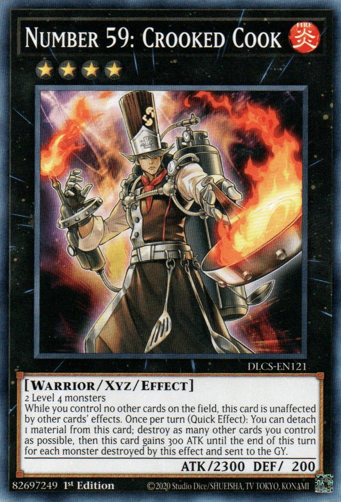 every_ygocard's tweet photo. Number 59: Crooked Cook https://t.co/Mm22GfsPc8