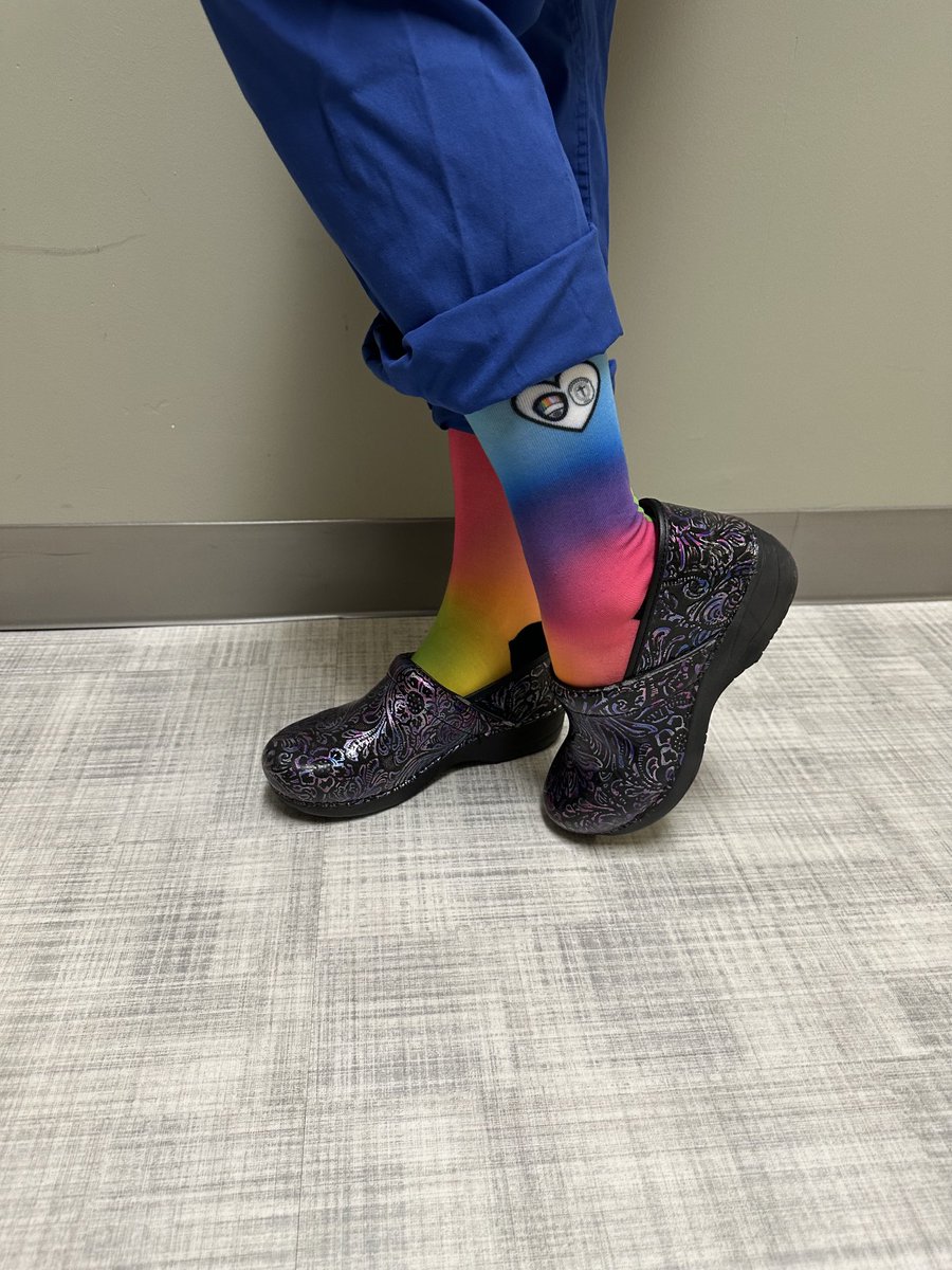 nganttmd's tweet photo. Proud to show off my snazzy socks and #AWSAOSAPride! https://t.co/JJDq2eSsPc