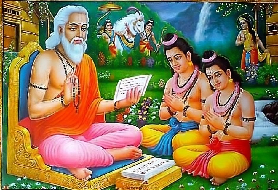According to Ramayana's Uttarakanda, Maharishi Valmiki became the guru of Lord Ram's twin sons Lav and Kush.