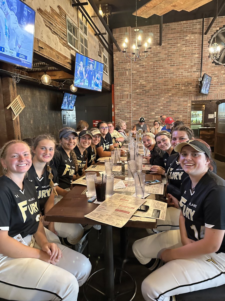 Getting some team bonding in at Attic’s Bar &amp; Grill after our 2 wins today. 

Love this crew!
