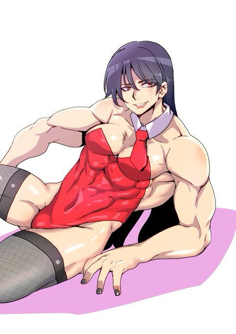 おネエ系キャラ描いてみたんですけど、 