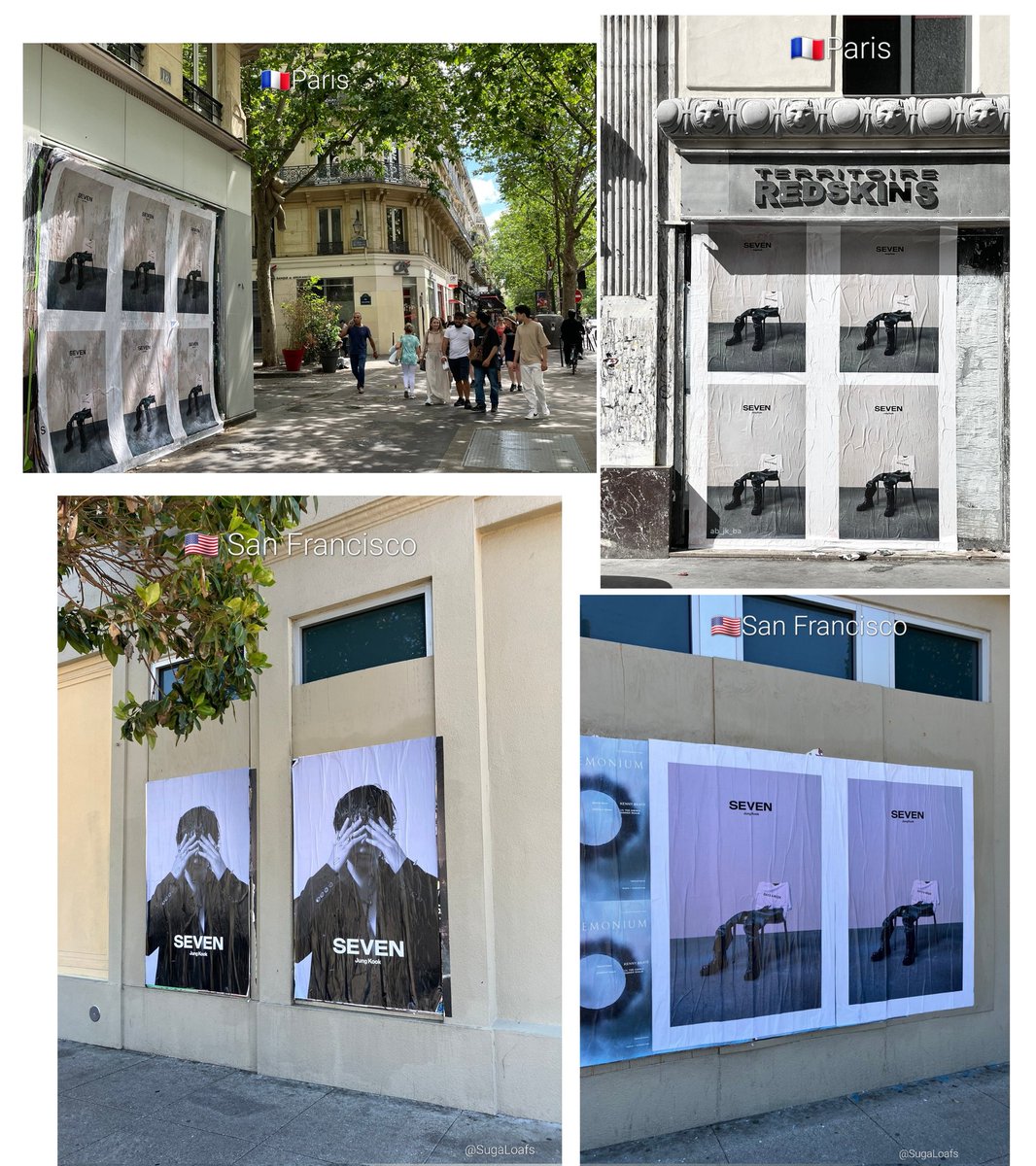 BeautifulSoulB7's tweet photo. #JungKook_Seven 을 찾아라

🇺🇸소호 뉴욕
🇺🇸샌프란시스코 
🇺🇸 달라스
🇺🇸시카고
🇫🇷파리
🇹🇭방콕

#JungKook #정국  @BTS_twt https://t.co/okJrNrk1jY