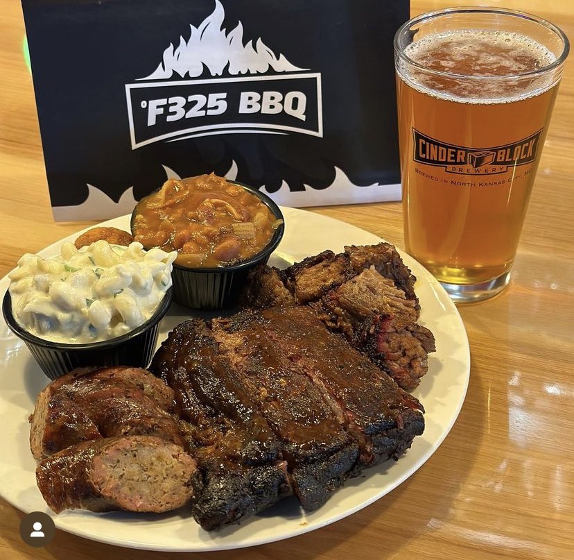 Amberheit is officially on tap! Be sure to try this Amber Lager brewed in collaboration with our neighbors @f325bbq (pairs great with BBQ, obviously)! 

#collabbrew #craftbeer #kcbeer #kcbbq #drinklocalkc