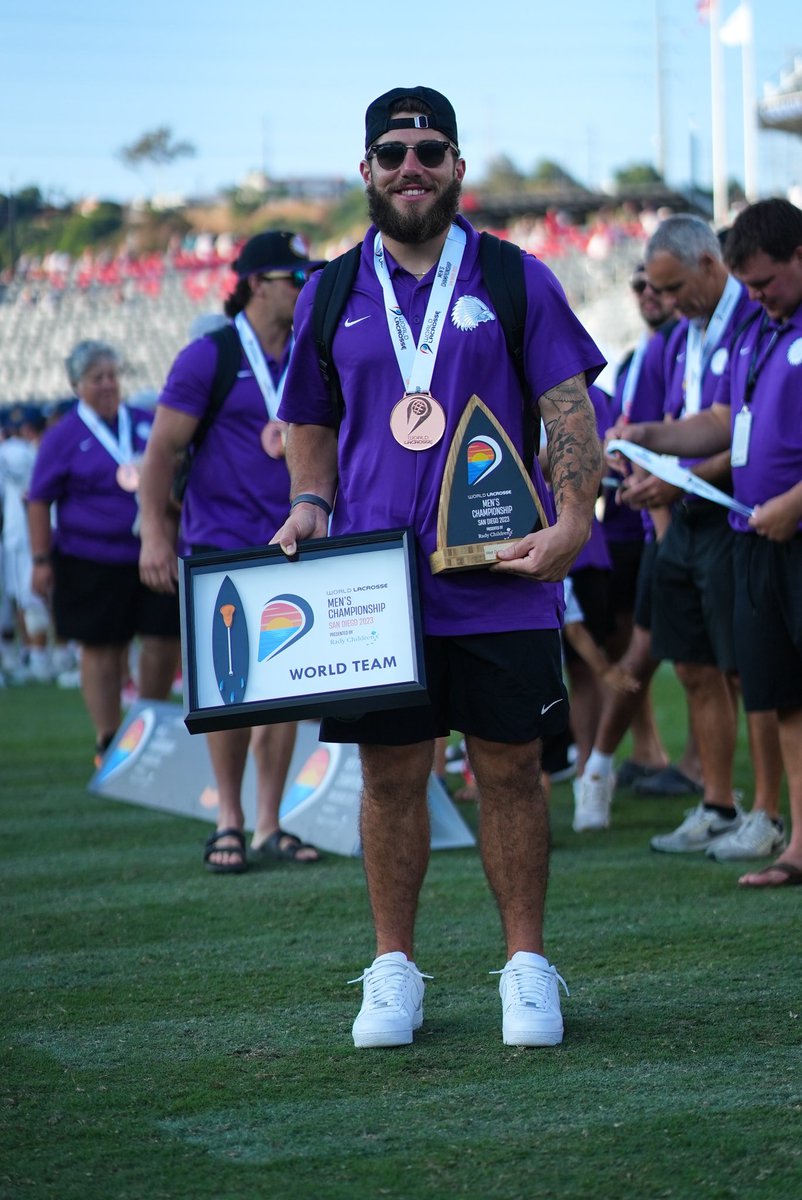 Haudenosaunee Nationals Lacrosse (@hau_nationals) on Twitter photo Any ideas how to ship this back to Upstate NY <a href="/UPS/">UPS</a>? We’ve got some hardware to protect
Congratulations <a href="/jpiseno5/">JaKe PiSeNo</a> on earning <a href="/WorldLacrosse/">World Lacrosse</a> All-Team and Most Outstanding Defensive Player in his first Men’s event! Any ideas how to ship this back to Upstate NY <a href="/UPS/">UPS</a>? We’ve got some hardware to protect
Congratulations <a href="/jpiseno5/">JaKe PiSeNo</a> on earning <a href="/WorldLacrosse/">World Lacrosse</a> All-Team and Most Outstanding Defensive Player in his first Men’s event!