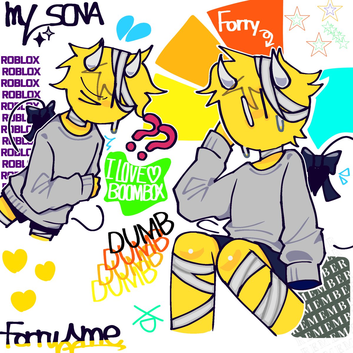 HEEYYYYYYOO
IT'S MY SONAAAA
LOOK 
AT
ME!
 #robloxart  #oc
 #roblox