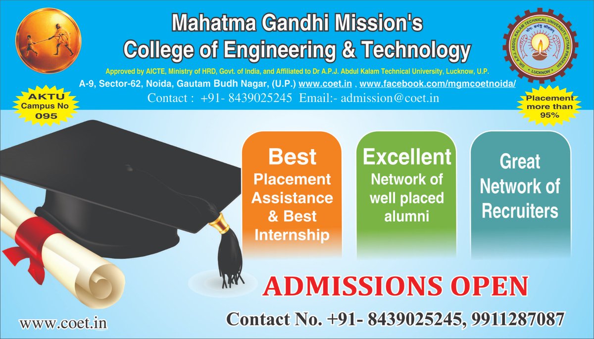 MgmCoetNoida's tweet photo. Join us, get opportunities and programs in different learning environments for learners. Click here for more information https://t.co/hAeFDyRAj6

#aktu #Selection #Student #Btech #Best_engineering_college #Top_college #Ghaziabad #Noida #NCR #upengineering #mgmnoida #MGM https://t.co/52Kc6yYPsj
