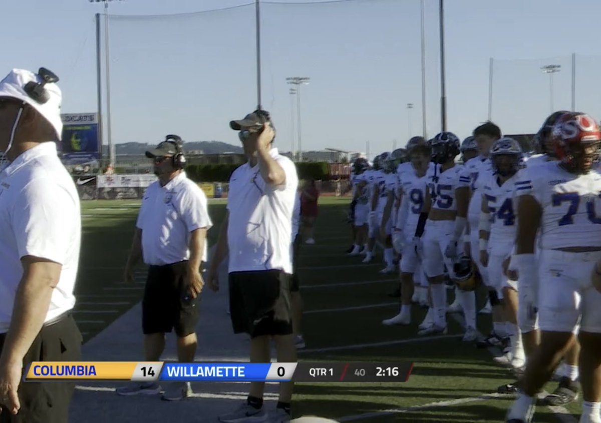 Estacada Rangers (@cadarangersfb) on Twitter photo Our HC appears to be calling a solid start to his defensive back coaching debut at the <a href="/LesSchwabBowl/">Les Schwab Bowl</a>… first series ends with a 3 and out, second series ends with a INT, third series ends with a great red zone stop. Way rep <a href="/EstacadaSchools/">Estacada Schools</a> Coach Mott! #goRANGERS Our HC appears to be calling a solid start to his defensive back coaching debut at the <a href="/LesSchwabBowl/">Les Schwab Bowl</a>… first series ends with a 3 and out, second series ends with a INT, third series ends with a great red zone stop. Way rep <a href="/EstacadaSchools/">Estacada Schools</a> Coach Mott! #goRANGERS