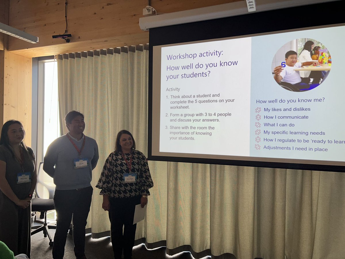 Well done to the <a href="/NSWEducation/">NSW Dept of Education</a> team developing a tool to map and assess literacy progressions for complex students in the AfCL project. 'Students are now round pegs in round holes!' #AATEALEAConf