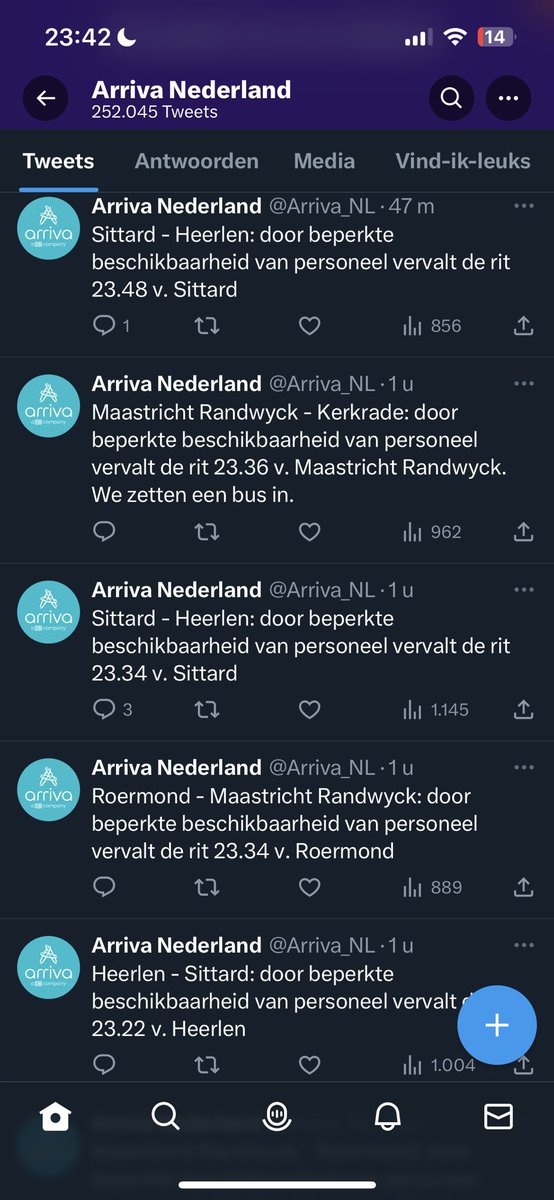 Hoe vindt <a href="/Arriva_NL/">Arriva Nederland</a> zelf dat het gaat?
