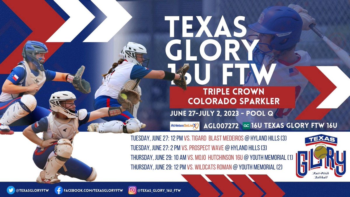 I'M SO PUMPED FOR COLORADO!! 
<a href="/TexasGloryFTW/">16u Texas Glory (FTW)</a>