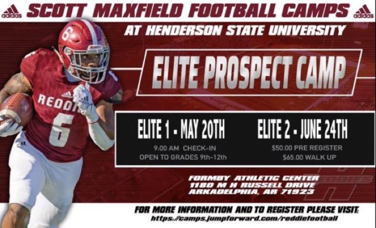 Big thank you to <a href="/Coach_Hols/">Greg Holsworth</a> and <a href="/ReddiesCoachMax/">Scott Maxfield</a> for having me out today! Loved being able to come out and compete at such a great camp!