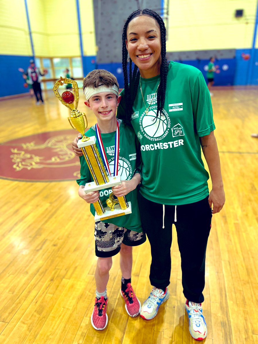 Stopped by the @BCYFcenters Holland Community Center to cheer on the kids & show support to a great friend & community partner @alskibattlene at his Annual Red Auerbach Youth Foundation Basketball Camp :) #CommunityEngagement #OurNarrative 💙💯🏀