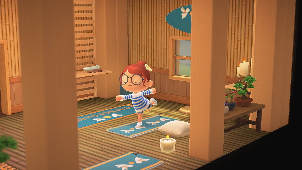 Pat_Lnr's tweet photo. @LifeFluffy @CapriceDesDieux Moment zen et yoga sur Divine Île 🥰 @CapriceDesDieux @LifeFluffy #InstantCaprice #AnimalCrossing #ACNH #NintendoSwitch https://t.co/Z857dUKAVt