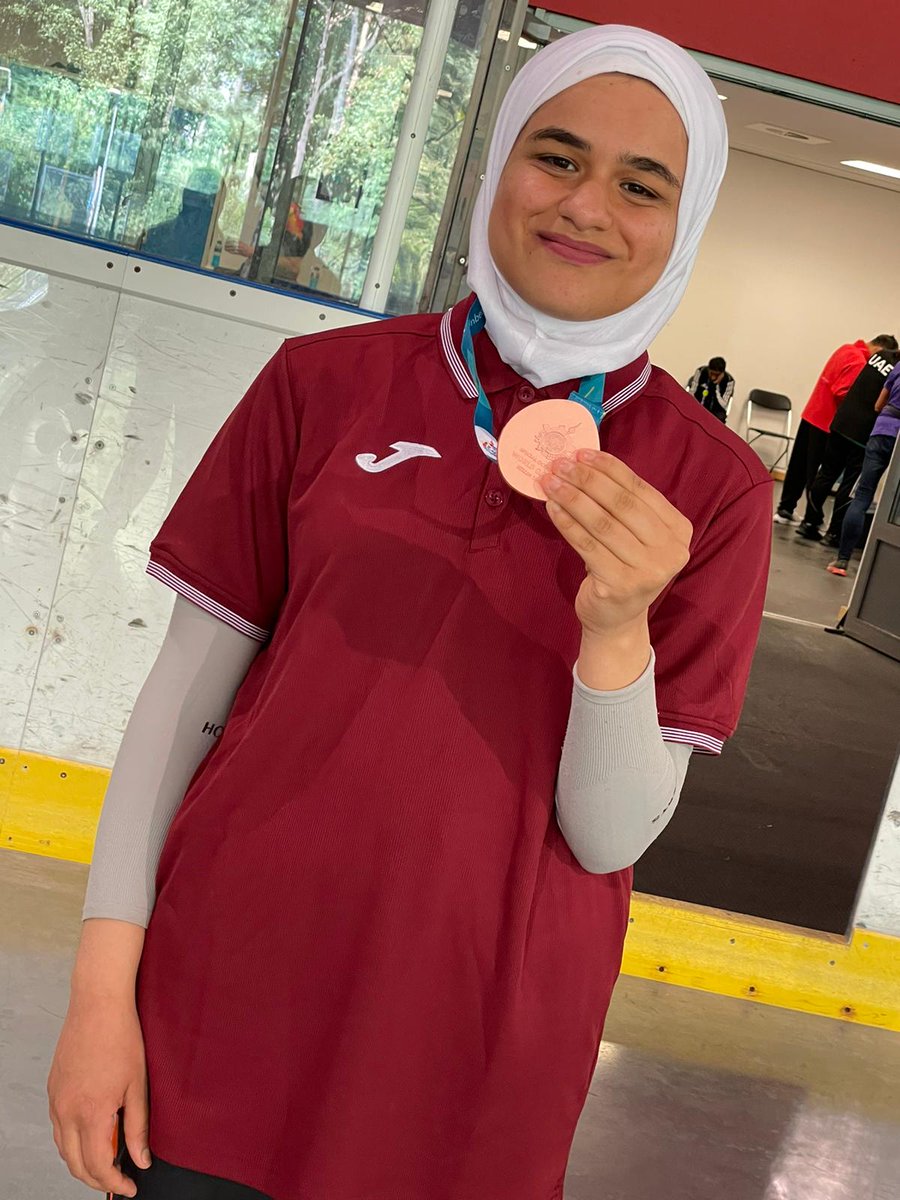 QatarParalympic's tweet image. فضية وبرونزية لأبطال الأولمبياد الخاص مبارك الاحبابي وشعاع العبدالله في مسابقة التزلج على العجلات 300م بدورة الألعاب العالمية الصيفية للأولمبياد الخاص برلين 2023
#berlin_2023 
#sowg_berlin2023 
#specialolympicsworldgames2023