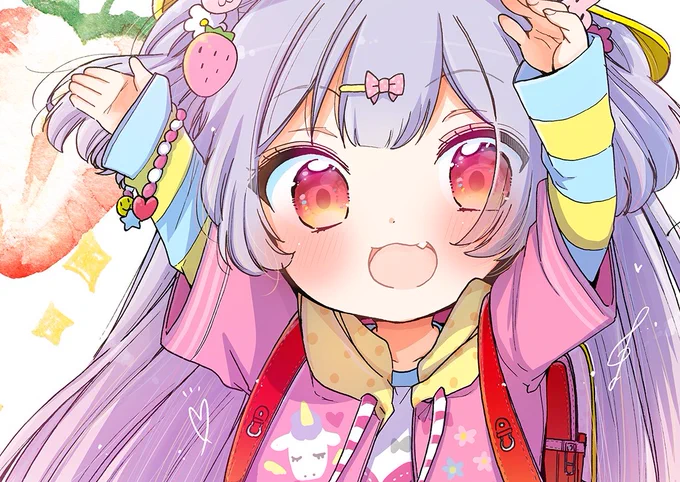 #ほっぺの斜線は可愛い  