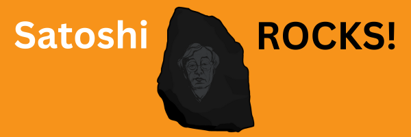 SatoshiRocksNFT's tweet photo. 1 Hr until Satoshi ROCKS! is available on OpenSea!!

https://t.co/s8VXfLc38z

999 Satoshi ROCKS! on the #ETH blockchain. To honour Satashi Nakamoto.

Don't fade the GOLD standard of #NFTs.
Satoshi ROCKS! https://t.co/asgBauzM19