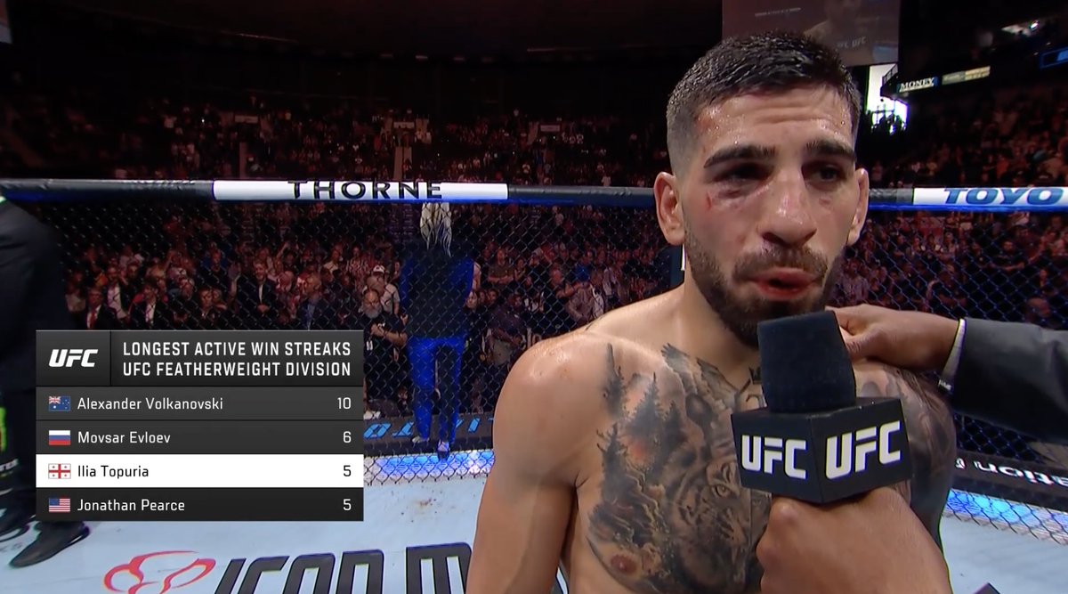 ATSteveDuncan's tweet image. Ilia Topuria venció a Josh Emmett por decisión unánime. (50-44, 50-42, 49-45) #UFCJacksonville #MMA #UFCxFox #UFCxESPN