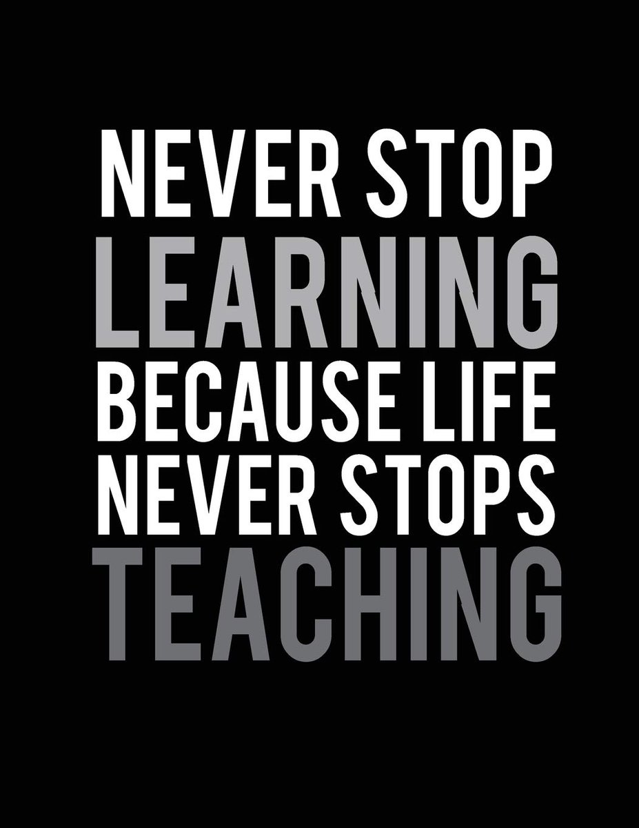 Never stop Learning... 🙌 
#mindset