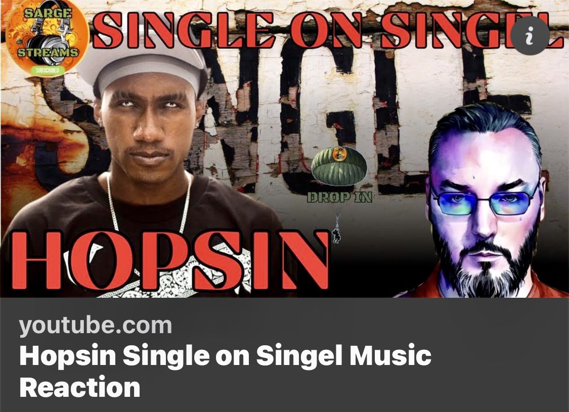 Sargent95395967's tweet image. Hopsin’s newest song “Single in Singel” and my music reaction here: youtu.be/ywRqHTNVlC8

#hopsin #musicreaction #youtube @hopsin @Mzamo_Majola @HopsinVl
