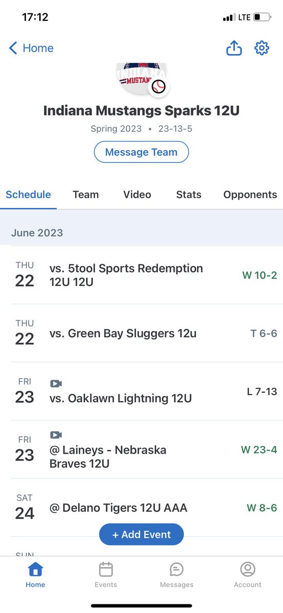 Roadtrip up North has been successful so far. 3-1-1 and play in the semifinals tomorrow morning.  Sundays are for Mustangs. 
<a href="/1MustangsNation/">Indiana Mustangs</a> <a href="/RoundTripperAca/">RoundTripper Academy</a>