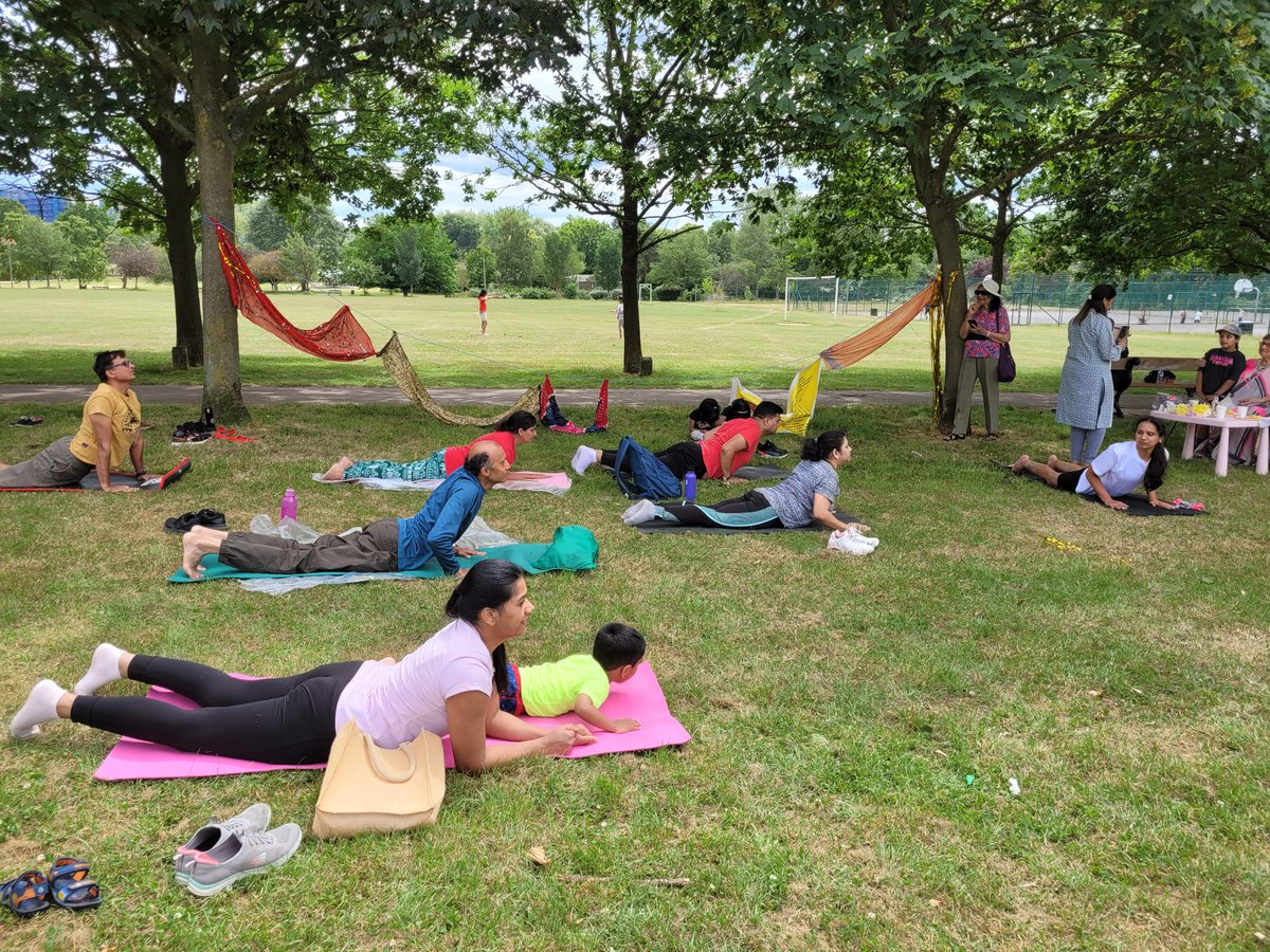 inspiringiwomen's tweet image. #IDY2023 #IYD23 #Hargharyoga @HCI_London @harrowonline @harrow_council #Harrow #grateful for support @BobBlackman @EasternEye @Yoga_Journal #InternationalDayofYoga @IndianDiplomacy @IIL2004
