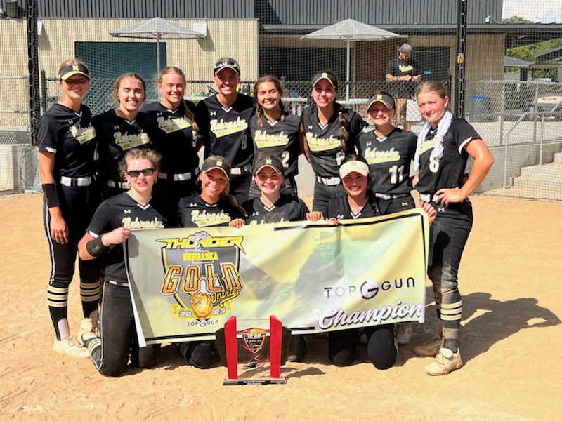 Nebraska Gold 18U Villotta (@negoldvillotta) on Twitter photo Temps were hot ๐ฅ & so were these ladies! WON the NE Thunder/Gold Top Gun Invite in a fight to the finish CHAMPIONSHIP Game vs NE Gold Anderson National 4-3!!!
๐๐ฅWAY TO LADIES!!!๐ฅ๐
<a href="/NebraskaGold/">Nebraska Gold</a> <a href="/TopGunEvents/">Top Gun Events</a> Temps were hot ๐ฅ & so were these ladies! WON the NE Thunder/Gold Top Gun Invite in a fight to the finish CHAMPIONSHIP Game vs NE Gold Anderson National 4-3!!!
๐๐ฅWAY TO LADIES!!!๐ฅ๐
<a href="/NebraskaGold/">Nebraska Gold</a> <a href="/TopGunEvents/">Top Gun Events</a>