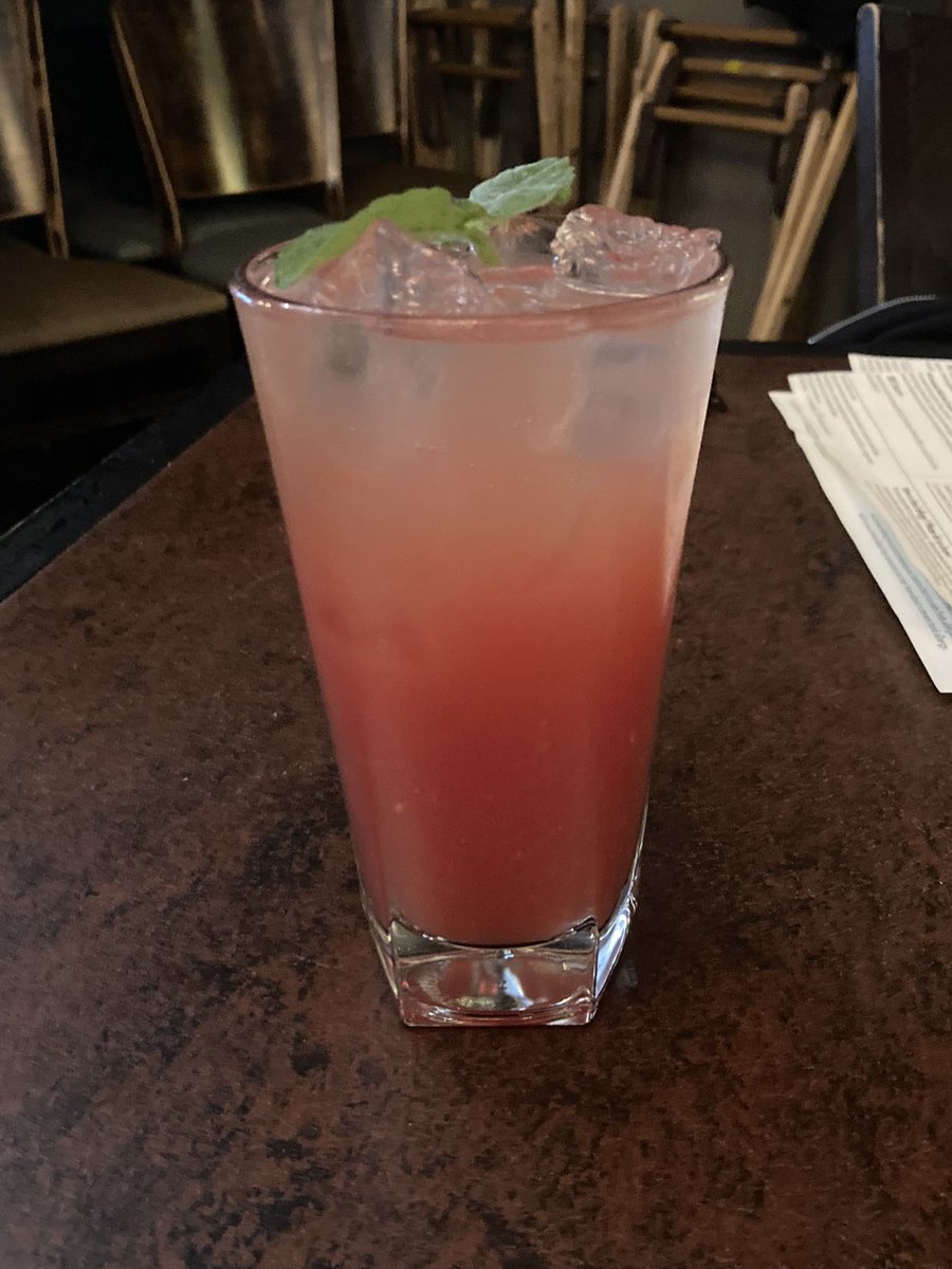 jbisaro's tweet photo. Starting off dinner with a Watermelon Agua Fresca with Tito’s #Zingerman https://t.co/aFmST2w98s