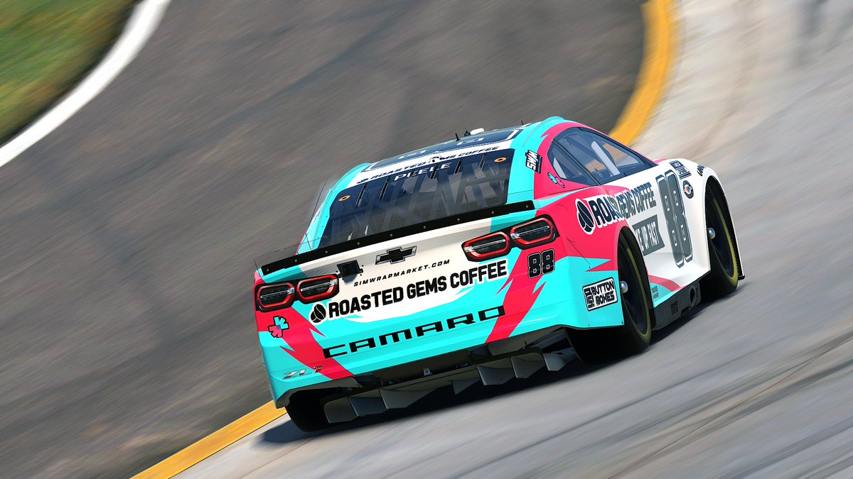 Got this @RoastedGems sim-stamped #NASCAR Cup Series Camaro up for public use on @tradingpaints, featuring @boxes_rs, @nokidhungry, @STREAM_NKH, @driscollsberry, and @SimWrapMarket! Give it a spin here: tradingpaints.com/showroom/view/…

#iracing #simracing #coffee #coffeetime